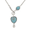 Necklace - Silver and Turquoise