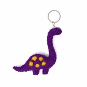 Felt Key Chain – Brontosaurus