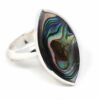 Silver Abalone Ring