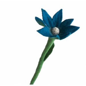 Felt Flower – Blue Lily