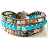 Blue beads stone bracelet