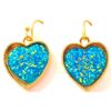 Rhinestones Heart-Shaped Earrings