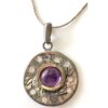 Pendant – Sterling Silver with Amethyst