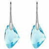 Aqua Blue Crystal Earrings