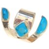 Ring - Silver and Turquoise Stones